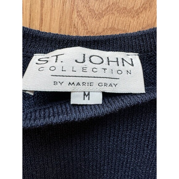 St. John Collection by Marie Gray Sleeveless Sweater Tank Women’s Size Medium - Picture 2 of 6